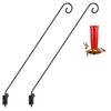 iBorn Wall Mount Deck Hook, 40" Squirrel Proof Bird Feeder