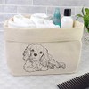 Large 'Cavalier King Charles Spaniel' Canvas Organiser/Storage Bag (OR00017464)