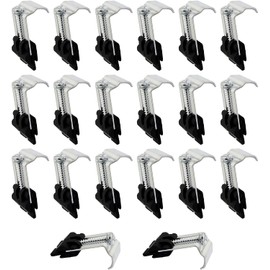 20Pcs Undermount Sink Clips for Kitchen Bathroom Shower Room Sink Clips Installation Repair Hardware Clips Fastener Support
