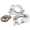 2 Sets KF-25 Aluminium Wing Nut Hinge Clamp + KF25