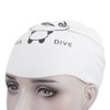 2Pcs Silicone Swimming Cap Hat Cartoon Cute Universal Type for