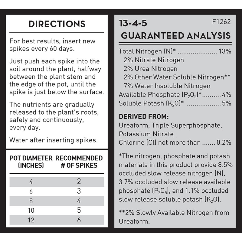 Jobe's Plant Food Fertilizer Spikes, Easy Plant Care for All