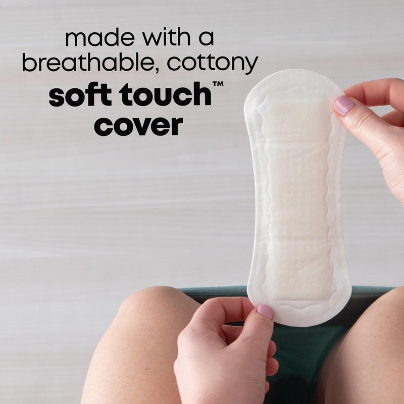 Kotex Lightdays Liner, Long, 16 Count, (Pack of 6)