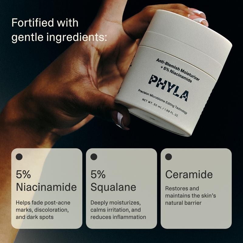 PHYLA Anti-Blemish Moisturizer + 5% Niacinamide - Fade Acne Spots