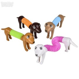 Rhode Island Novelty 5.5" Dachshund Fidget Pop Tube