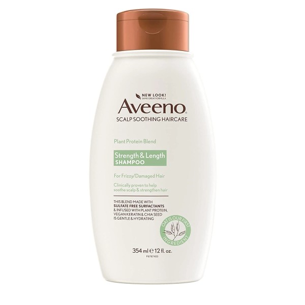 Aveeno Plant Protein Blend Shampoo for Strong Healthy-Lookin