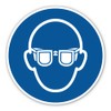 Use Eye Protection, Mandatory Sign: M004 - DIN EN ISO