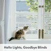 VSUDO Privacy Window Film, Frosted Stripe Pattern Window Tint for
