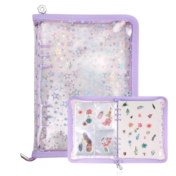 MUDOR 4 in 1 Sticker Storage Organizer, Sticker Binder with