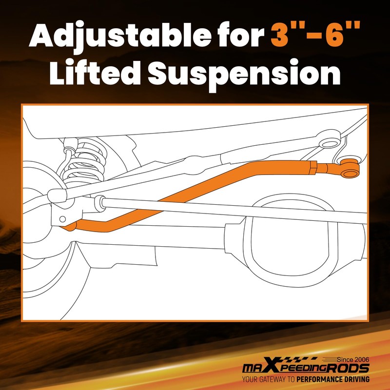 Front Adjustable Track Bar for Jeep Grand Cherokee 1999-2004