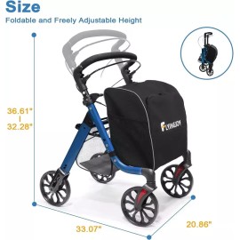 Walker FlyingJoy Rollator Walker-4-Wheel