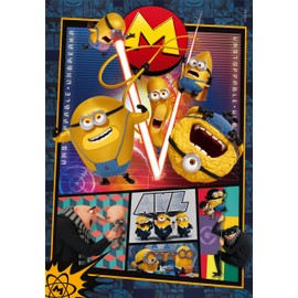 Clementoni 39798 Jigsaw Collection-Despicable Me 4, 1000 Pieces-Poster Included, Puzzle for Adults 14-99 Years, Gift for Men/Women, Made in Italy, Multicolor