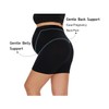 KUNINDOME Seamless Maternity Shapewear Shorts, Black, Medium