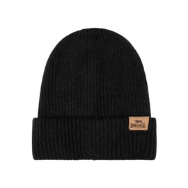 Lonsdale Unisex Bridport Beanie Hat, black