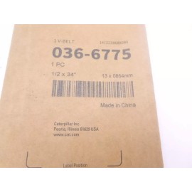 CAT Genuine OEM CAT CATERPILLAR V-Belt 12.7mm 036-6775 For Wheel Type Skidder 525B