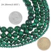 Natural Stone Beads 8mm Malachite Gemstone Round Loose Beads Crystal
