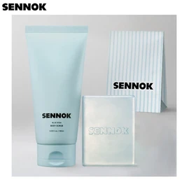 SENNOK Body Scrub with Body Soap Set 3items