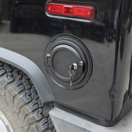 BEBECAR Aluminum Alloy Fuel Tank Locking Lid Cap Part W/H Key Fits Hummer H2 2003-2009