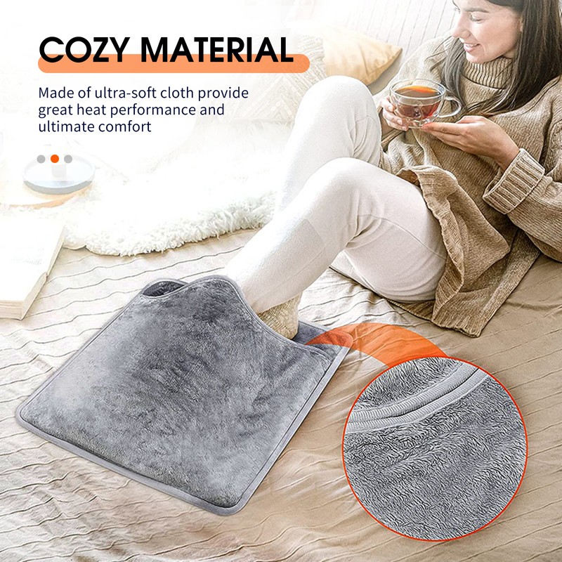Electric Heated Foot Warmers Washable Electric Heating Pad 6 Heating