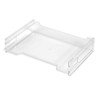 Herlitz A4 Oblong Transparent Stackable Letter Tray