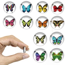 Butterfly 24Pcs Thumb Tacks Decorative Push Pins,Butterfly Push pins, Thumb Tacks for Bulletin Board, Decorative Pins and Tacks, Cork Board Thumbtacks, Cute Thumbtack for Office Decorative