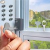 Window Locks,(8 Sets) Sliding Window Locks with Key,Window Locks Security