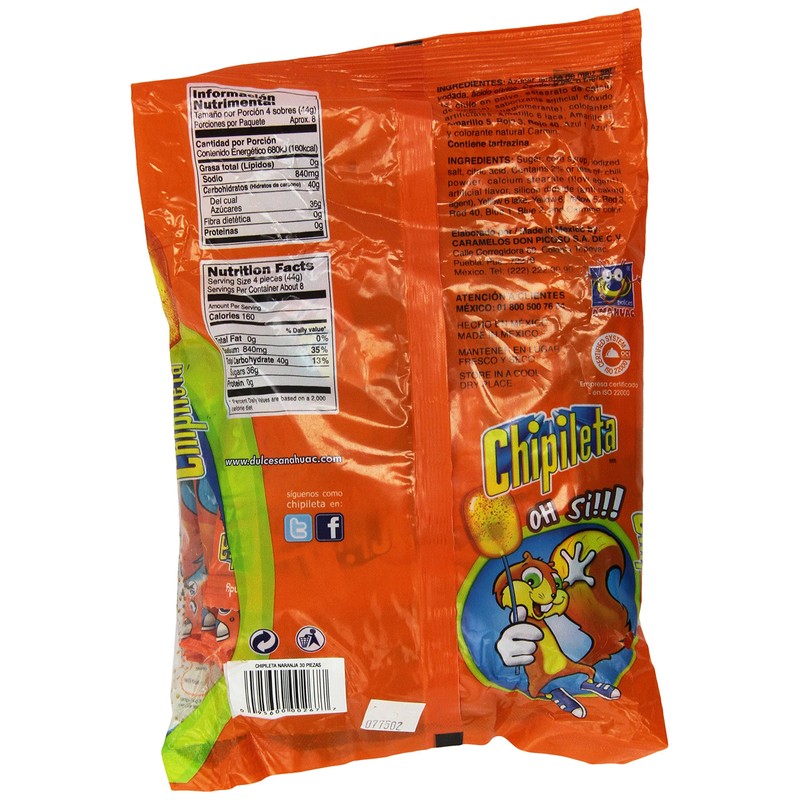 ANAHUAC Chipileta, 11-Gram Packages (Pack of 60)