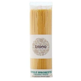 NT# Biona Organic White Spelt Spaghetti 500G -Biona Organic White Spelt Spaghetti is sourced from one of the oldest cultivated grains, and an ancient cousin of wheat