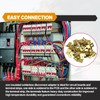 25 Pcs Quick Disconnect Connectors 1/4" Male Tab Non Insulated