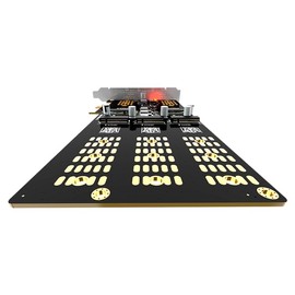 isheep M.2 PCIe to M.2 SATA SSD 5-Bay Adapter Card - Multi-Size Support (2280/2260/2242/2230) for PCIe x4/x8/x16 - B & M Key Compatible Expansion Card (KCSSD9)