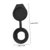 BUGUUYO 10pcs Lock Dust Cover Outdoor Distribution Cabinet Rainproof Protectors