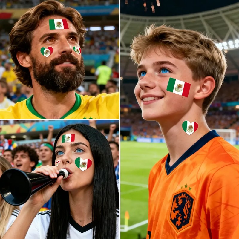 Kit De Gafas De Aficionado Al Fútbol Y Mundial 2026