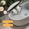 Brushed Bath Tub Drain Stoppers,Wellup Universal Pop Up Bathtub Drain