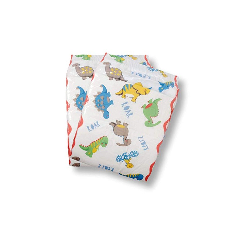 Rearz - Dinosaur - Elite Adult Diapers (Sample 2 Pack)