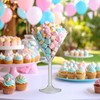 Decoraparty Transparenter Konfektbecher, Martini-Glas für Konfekt, Zeremonie, Tischdekoration, große Mitteldecke