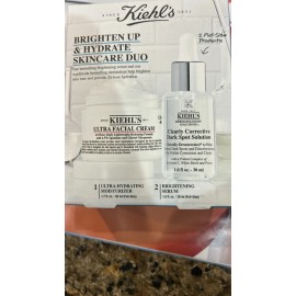Kiehl's kiehls Brighten Up & Hydrate Skincare duo ( 30ml Dark Spot Serum+ 50ml Cream