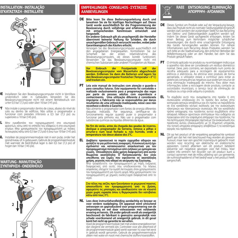 Claber Tempo Logic Programmer