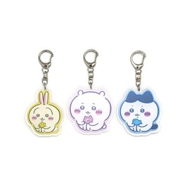 EBTY DREAMS Inc. - Set of 3 Chiikawa Acrylic Keychain Hachiware, Usagi v1