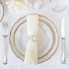 HaWare Silverware Set, 60-Piece Pearled Edge Stainless Steel Flatware for