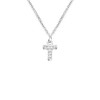bifriend S925 Silver 26 Initial English Letter Crystal Chain Necklace