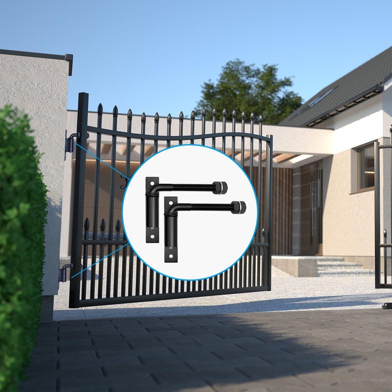 JEXIFY 3/4'' J Bolt Gate Hinge, 7" Heavy Duty Gate