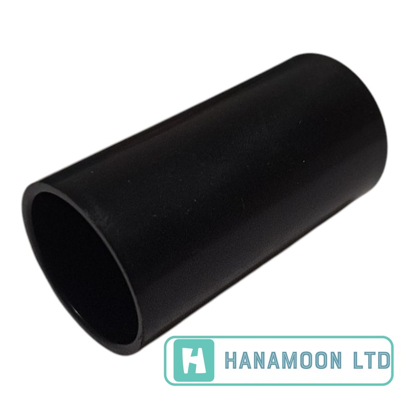 25mm Black PVC Conduit Straight Coupler - Pack of 10