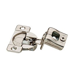 Brainerd 2-Pack 1-1/4-in Nickel Plated Soft Close Overlay Cabinet Hinge