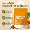 Pumpkin Seed Oil with Saw Palmetto – Cold Pressed, Pure