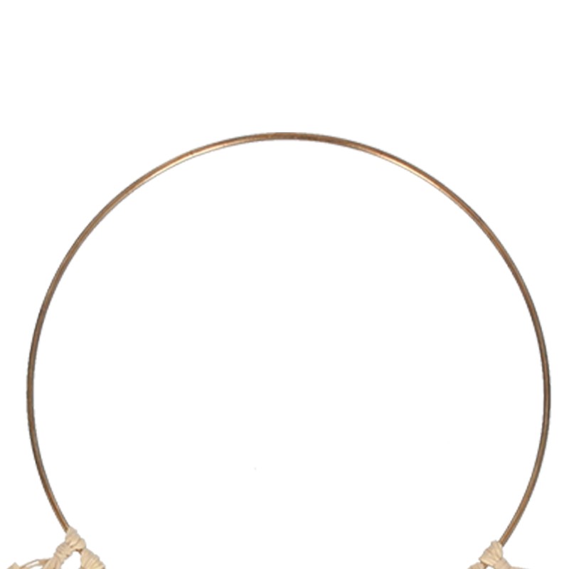 Pastoral Style Raffia Pendant Woven Wall Background Decoration for Home