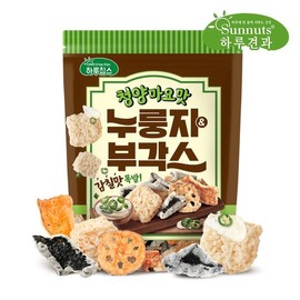 누룽지&부각스 청양마요맛 220g 1봉 /찹쌀누룽지/김부각/인기부각 NURUNGJI & BUKKAKS Cheongyang Mayo Flavor 220g 1 Bag / Glutinous Rice Nurungji / Seaweed Snack / Popular Snack