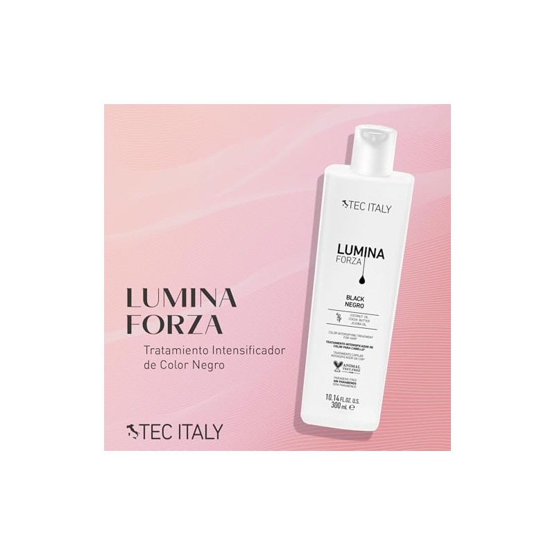 TEC ITALY Lumina Forza Color Negro Matiza Neutraliza Cabello Teñido