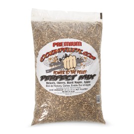 CookinPellets 40 Lb Perfect Mix Hickory, Cherry, Hard Maple, Apple Wood Pellets Bundle with CookinPellets Black Cherry Smoker Smoking Hardwood Wood Pellets, 40 Pound Bag