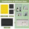 Suteck 16" x 20" Shower Niche Double Shelf -Yellow Rectangle