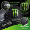 4 Pezzi Adesivi Moto Universali, Sticker Moto Impermeabili per Casco